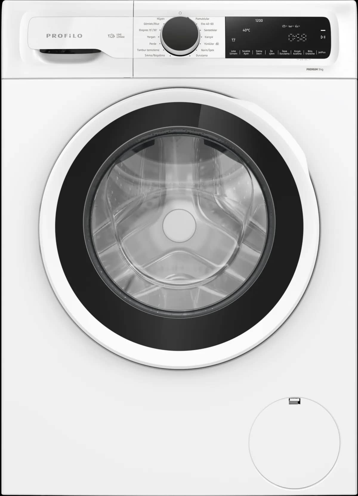 Çamaşır Makinesi 9 kg maks. 1200 dev./dak., Beyaz
